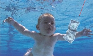 Photo Bébé nageur et dollar